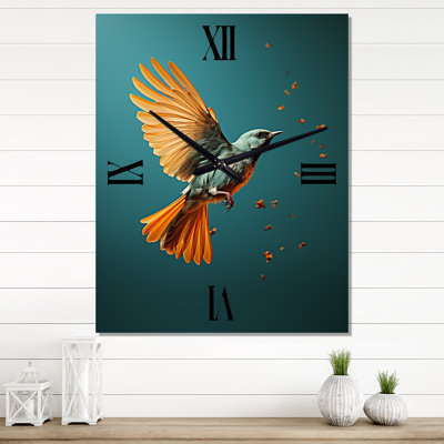 Bird Contemporary Flock - Bird Wall Clocks