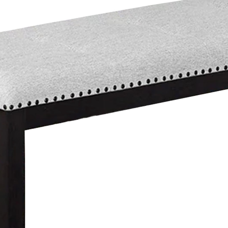 Banc de salle à manger rembourré Transitional