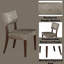Ensemble de 2 chaises d'appoint en tissu Drake