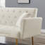 Canapé-lit rembourré de style moderne 71,65 po-351605421