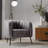 Samouri Modern Channel Tufted Barrel Accent Chair-516721821