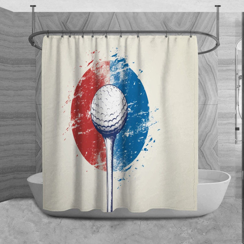 Rideau de douche Tabori, H 84 po x l 70 po