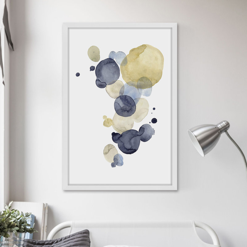 « astéroïde derive i », reproduction d’art encadrée, H 24 po x l 16 po x P 1,5 po