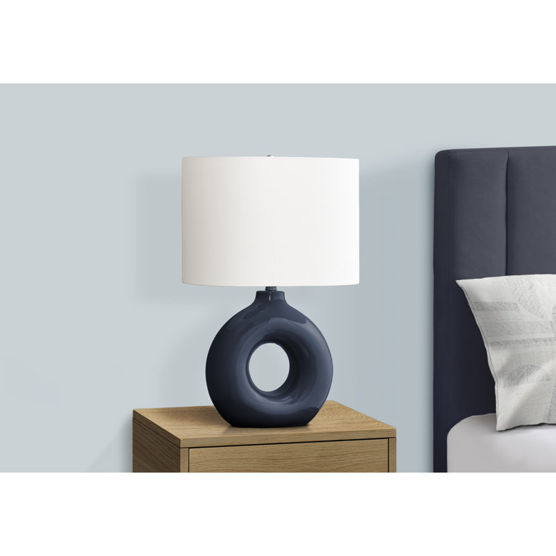 Lampe de table contemporaine et moderne, Bleu