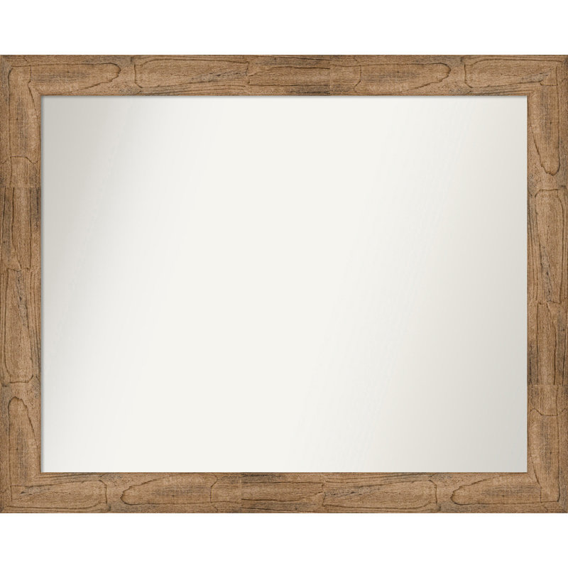 Timmy Solid Wood Wall Mirror, Rectangle, 33.5" x 41.5"
