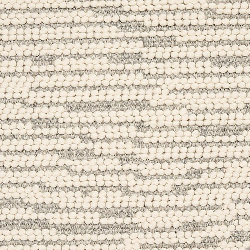 Tissu en laine texturé Schumacher x Patterson Flynn Anni, gris
