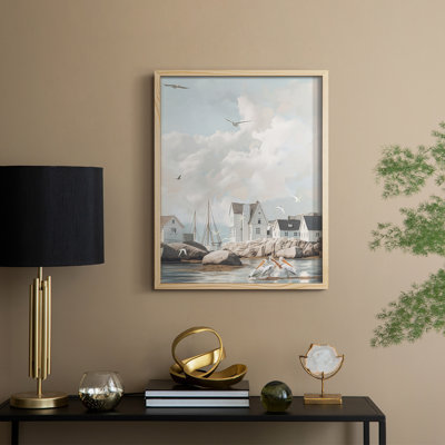 Fisherman's Way IV Framed Print - Solid Wood