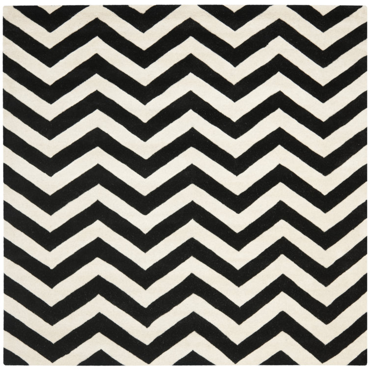 Teresita Hand Tufted Wool Chevron Rug