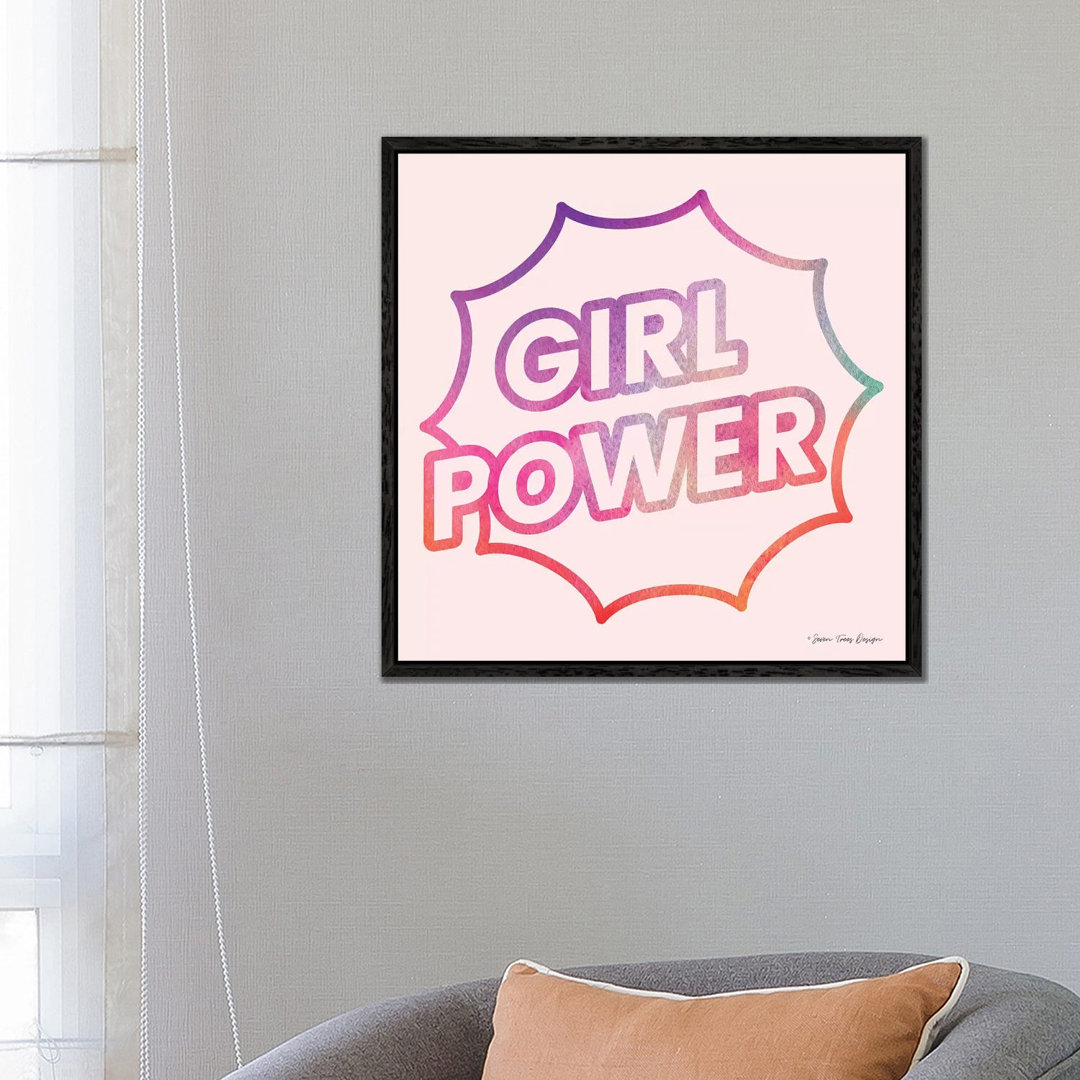 Girl Power I von Seven Trees Design - Galerie-verpackte Leinwand Giclée auf Leinwand