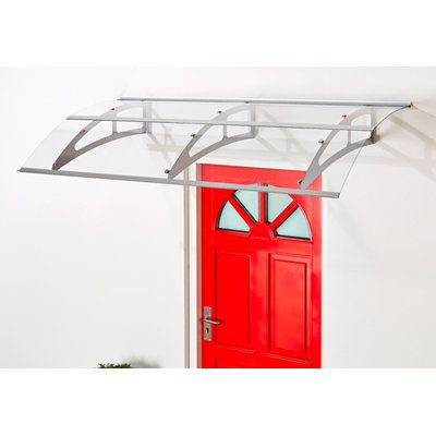 Dakota Fields 1.90cm W x 0.91cm D Plastic Clear Cover Retractable Door / Window Awning
