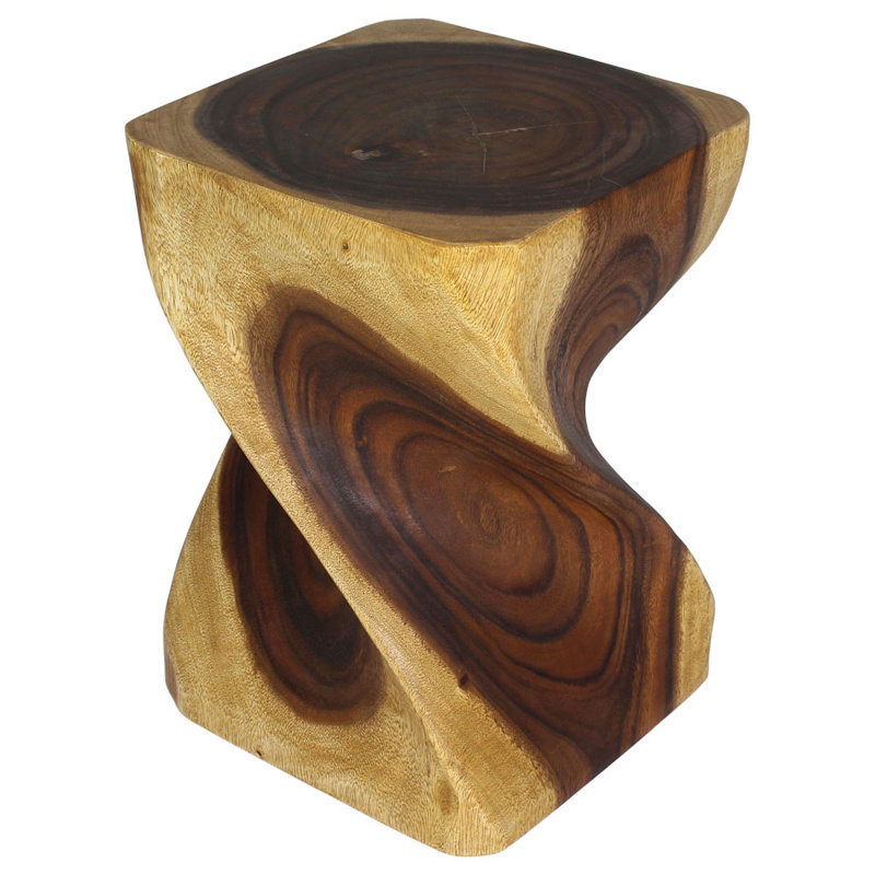 Lawlor Solid Wood End Table, Oak