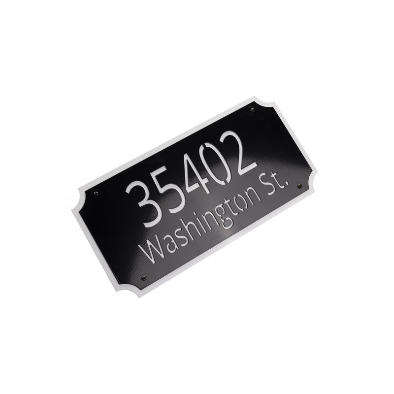 Princeton Flush Mount Two Line Wall Mount, Black/White