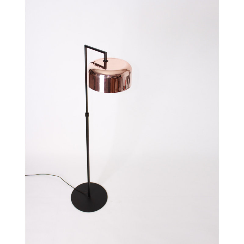 Koziol 55.1'' Matte Black Task Floor Lamp