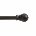  Kingstown Metal Adjustable 0.5" Single Curtain Rod