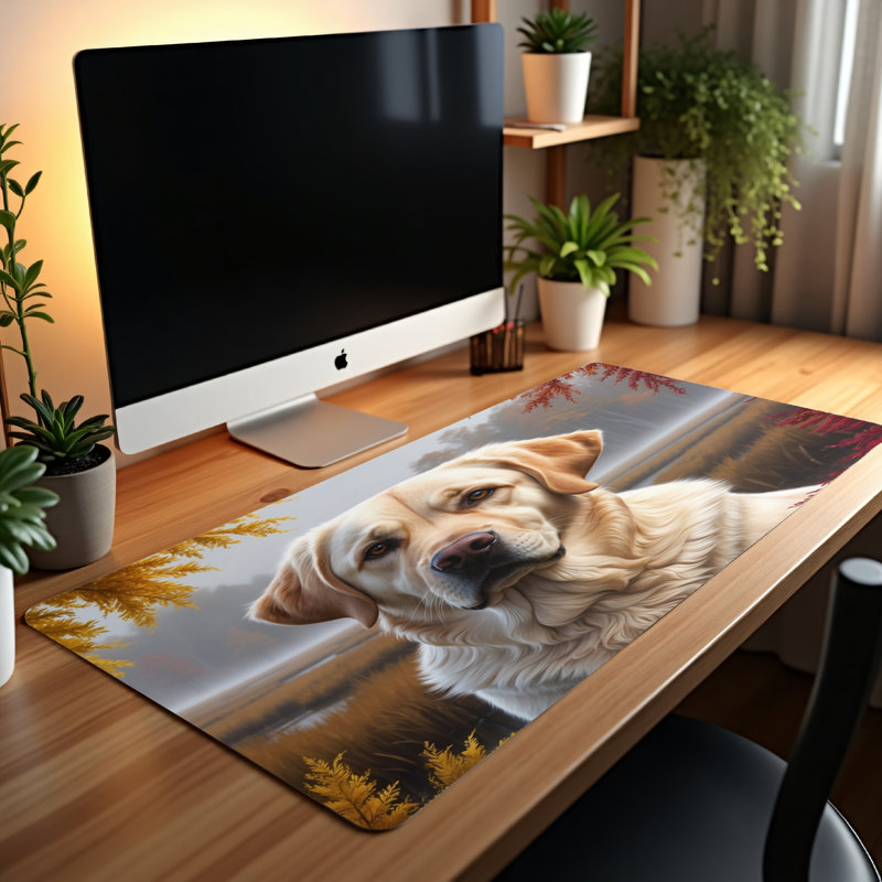 Polyester Desk Pad, 23.6x13.8