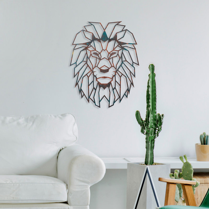 Hand-Painted Decorative Metal Wall Accessory, 15.7 x 19.7 inches | 100% Metal, Thickness: 0.06 inches | Unique Color Tones & Textures, Perfect for Home Decor & Art Enthusiasts | Lightweight at 1.6 lbs