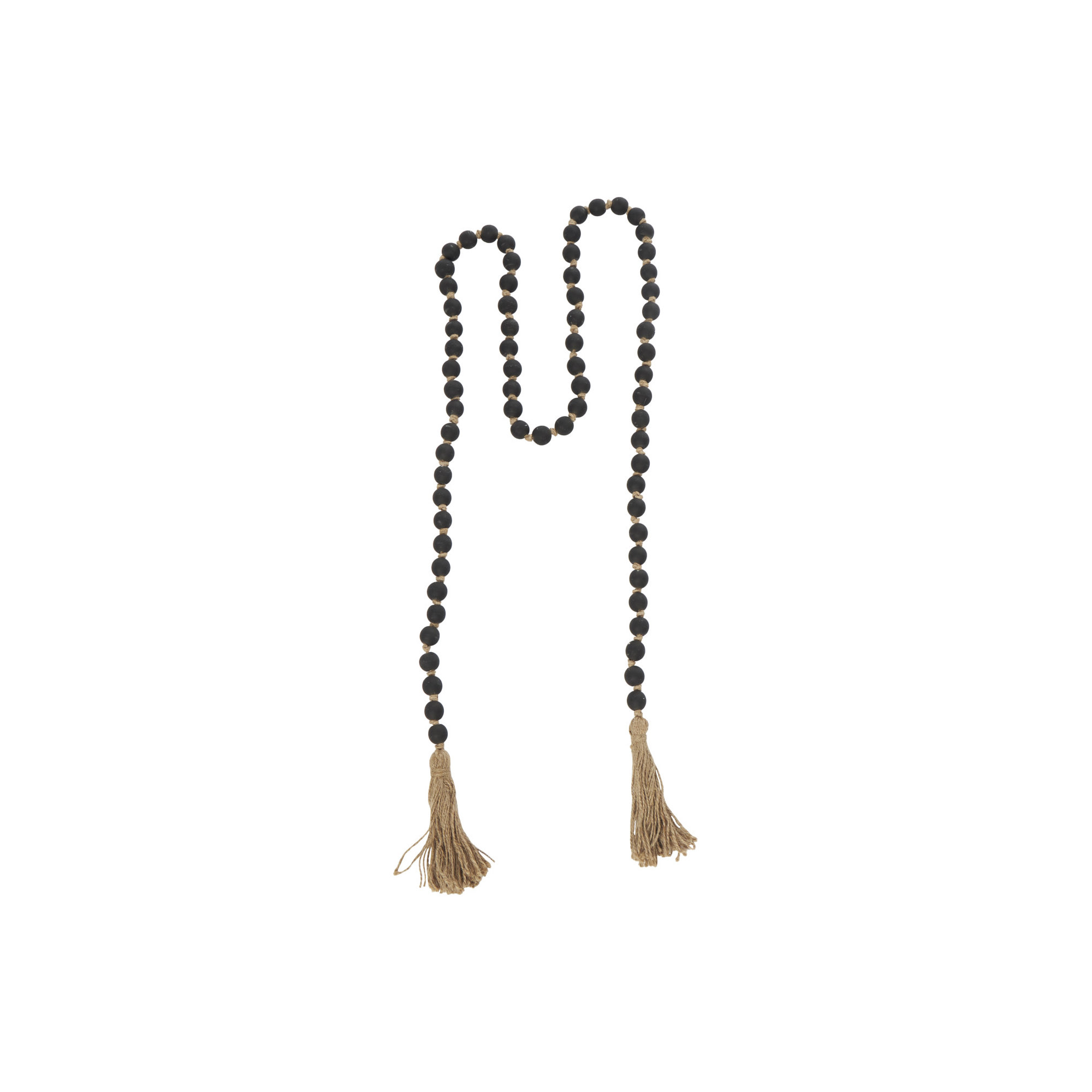 Ailey Novelty Garland, Black, 6'11"