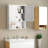 Bellani Wall-Mounted Manufactured Wood Bathroom Cabinet-988537058