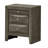 Elegant Gray Storage Nightstand