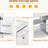 Modern Bathroom Solution, 60" Vanity With Spacious Shelf & Ceramic Sink Vanity, Double Vanities Boards-1770916531