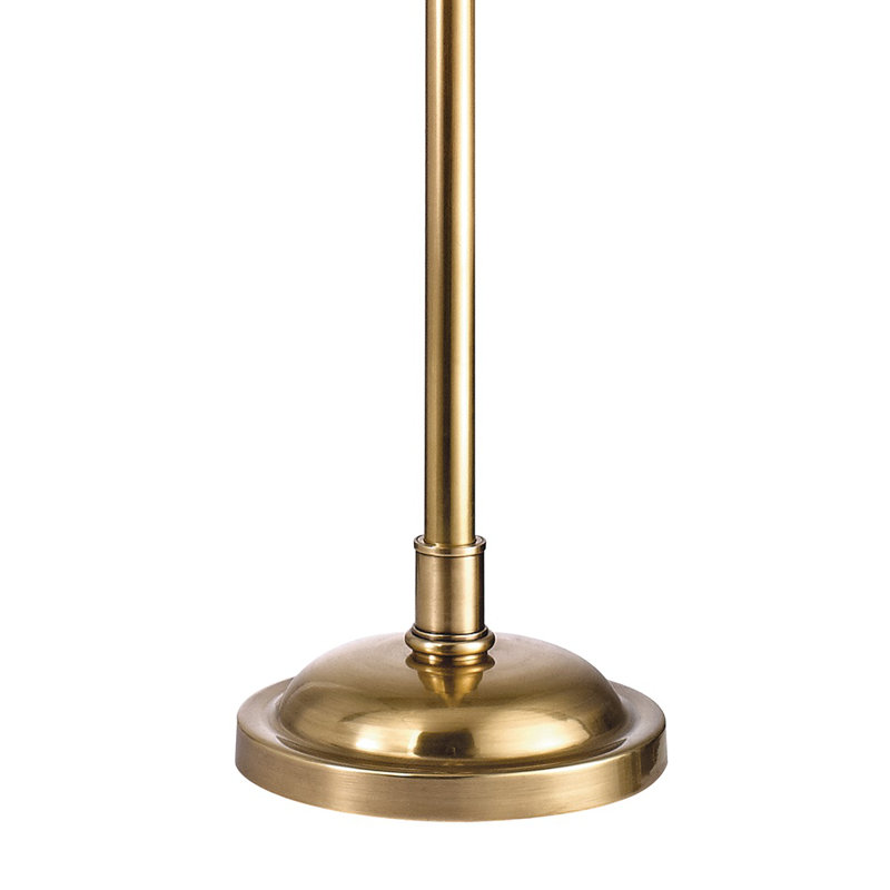 Girard 74" Task Floor Lamp, Vintage Brass