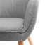Georgia Upholstered Wingback Chair with Footstool-38292114
