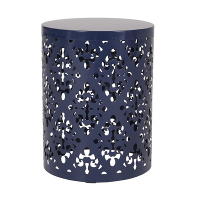 Outdoor Metal End Table -Large