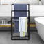 Porte-serviettes et organisateur de salle de bain en métal sur 3 niveaux-469870621