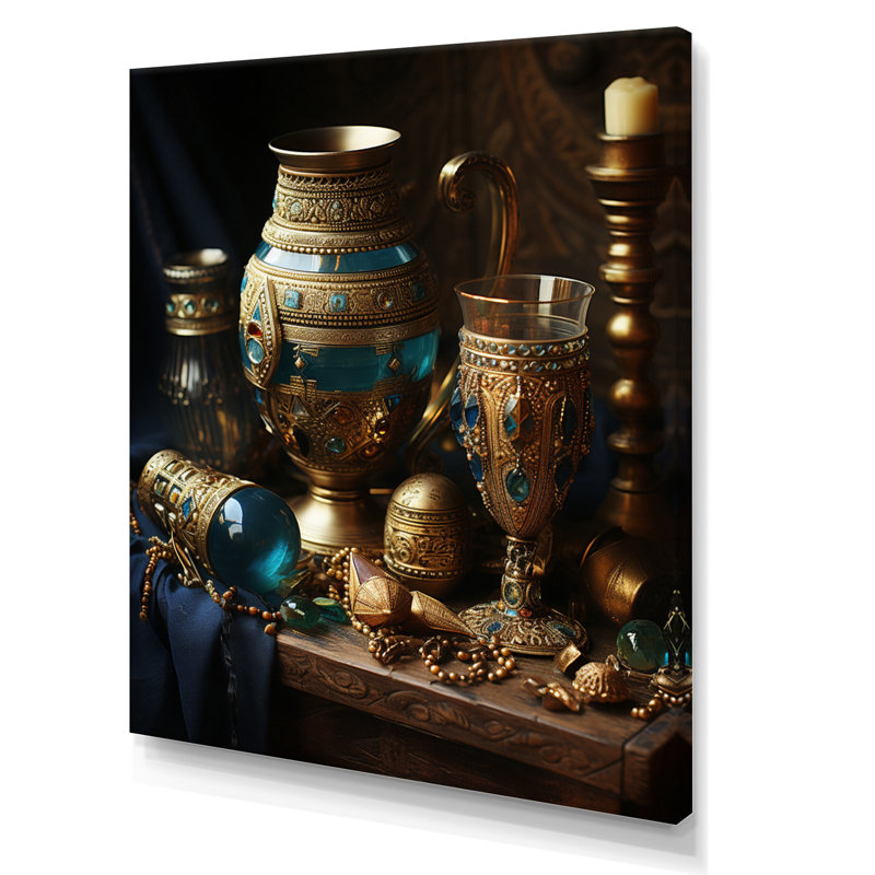 Égypte égyptien, Trésors égyptiens I - Égypte, art mural, Toile tendue, H 20 po x l 12 po