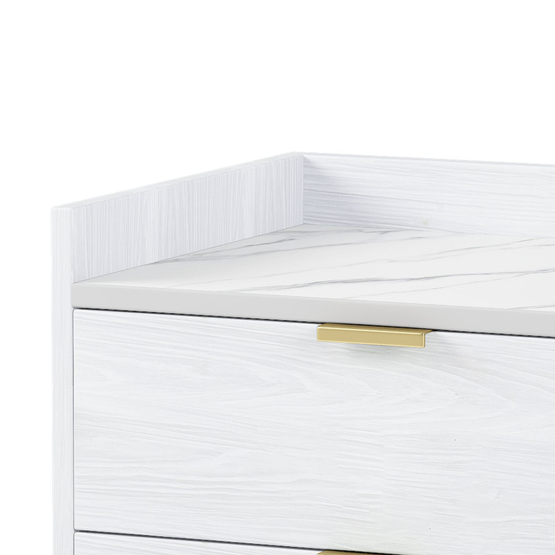 Ensemble de chambre à coucher 3 pièces Atwill, Beige