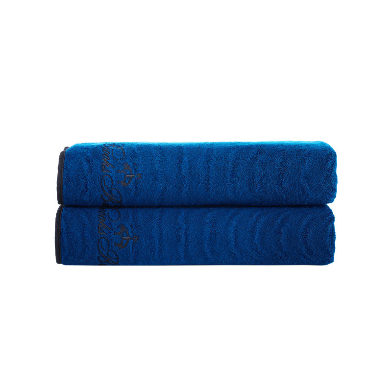 Turkish Cotton Midweight Bath Sheet, Royal Blue