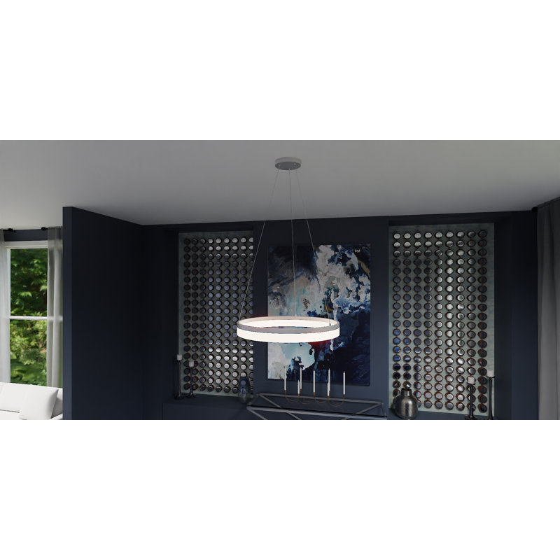Rosemount Integrated LED Brushed Nickel Pendant