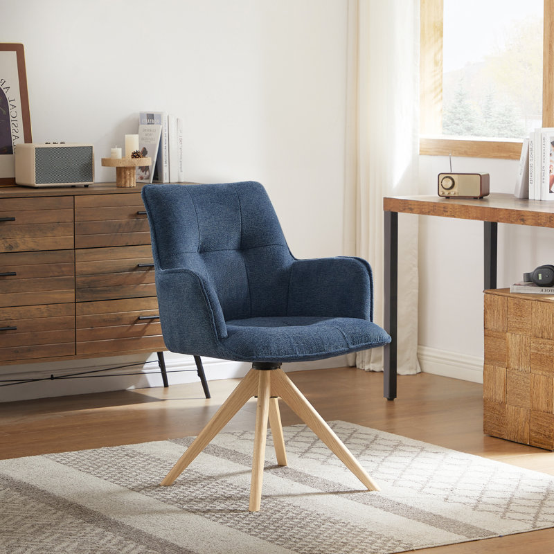 Task Chair, Blue Fabric