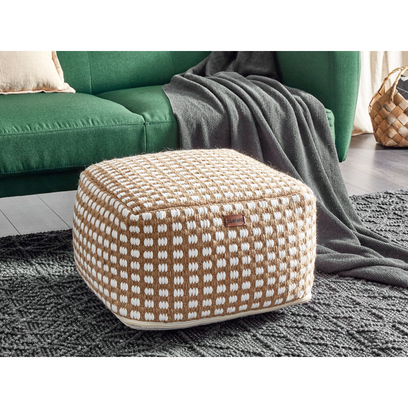 Citori 50cm Wide Square Polka Dots Pouf Ottoman