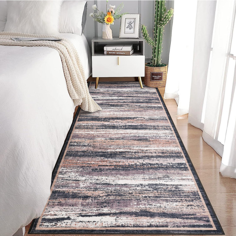 Rug for Bedroom Area Rug Washable Rug Carpet Rugs for Living Room Floral Carpet Living Room Rugs Room Rugs for Bedroom, Red