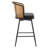 Cane Back Swivel Upholstered Counter & Bar Stool-112649024-112649027