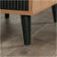 Bureau en L, finition brune