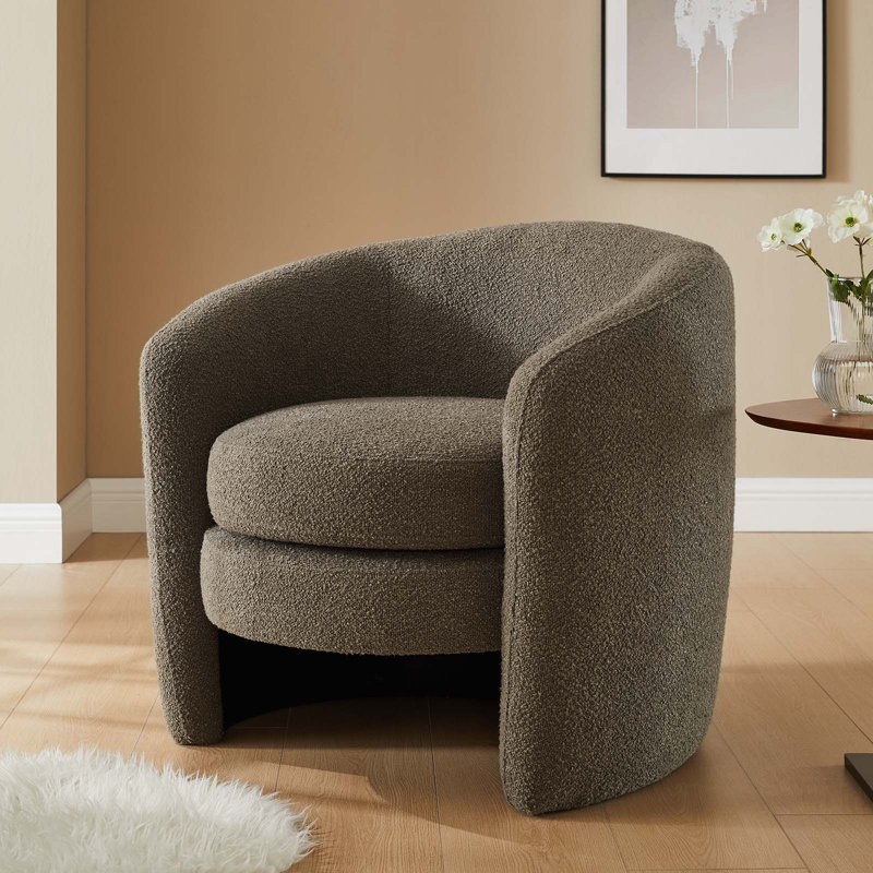 Modway Affinity 31.1'' Wide Armchair, Pebble Fabric