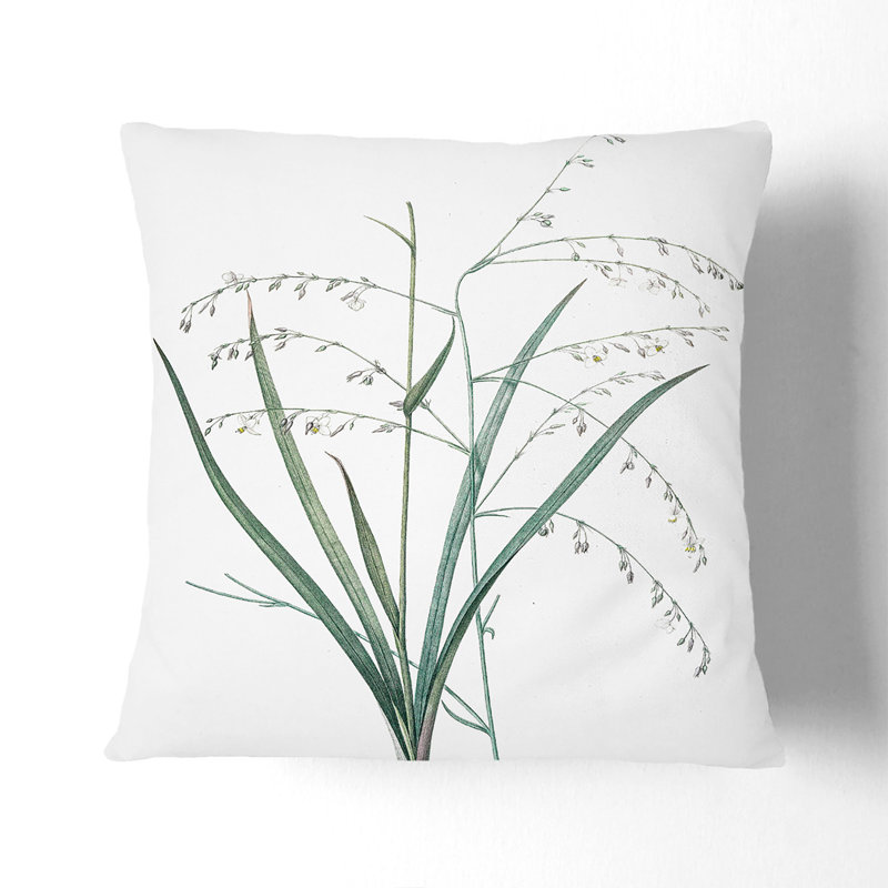 Floral Square Throw Cushion, 55cm H x 55cm W x 20cm D