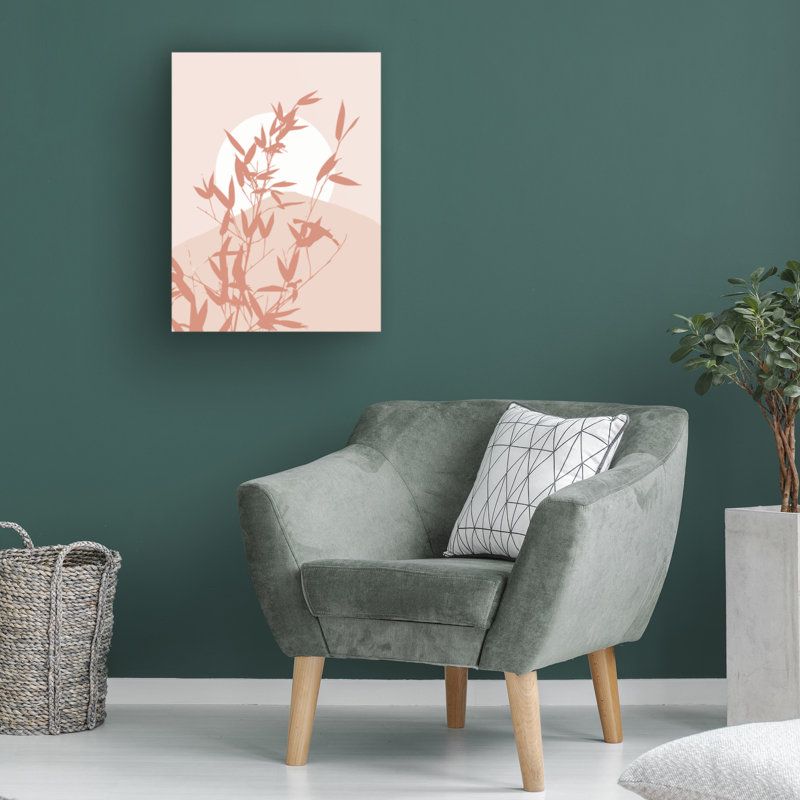 Art sur toile en bambou, «Little Dean Morning», H 14 po x l 19 po