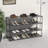 Simple Assembly 3 Tiers 15 Pair Stackable Shoe Rack