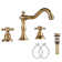 Widespread 2-handle Bathroom Faucet with Drain Assembly