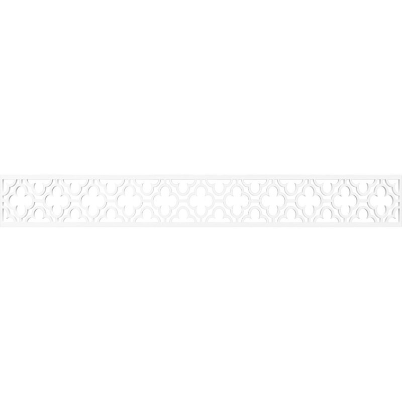 Moulure de Chicago, H 6 po x l 46,5 po x P 0,38 po, PVC de qualité architecturale