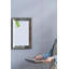 Miroir rectangulaire 20 po x 12 po avec détails floraux, plateau de présentation en miroir et miroir mural-427065743