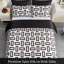 Premium Reversible Duvet Cover Set with Zipper Closure and Corner Ties-122411015