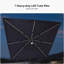 304cm Lighted Cantilever Parasol-1280971419