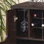 Armoire à vin avec deux portes et porte-bouteilles amovible