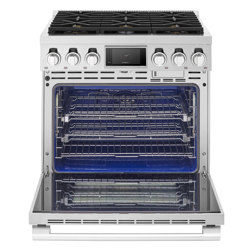 36-Inch Dual-Fuel Pro Range With Six Burners