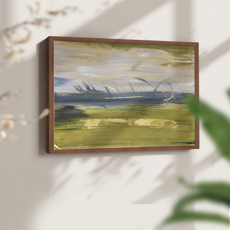 Sky and Land I -Framed Print - Restickable