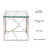 Laith Glass Top End Table-274769680